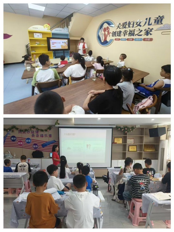 同心筑梦护童行”三下乡社会实践团队正